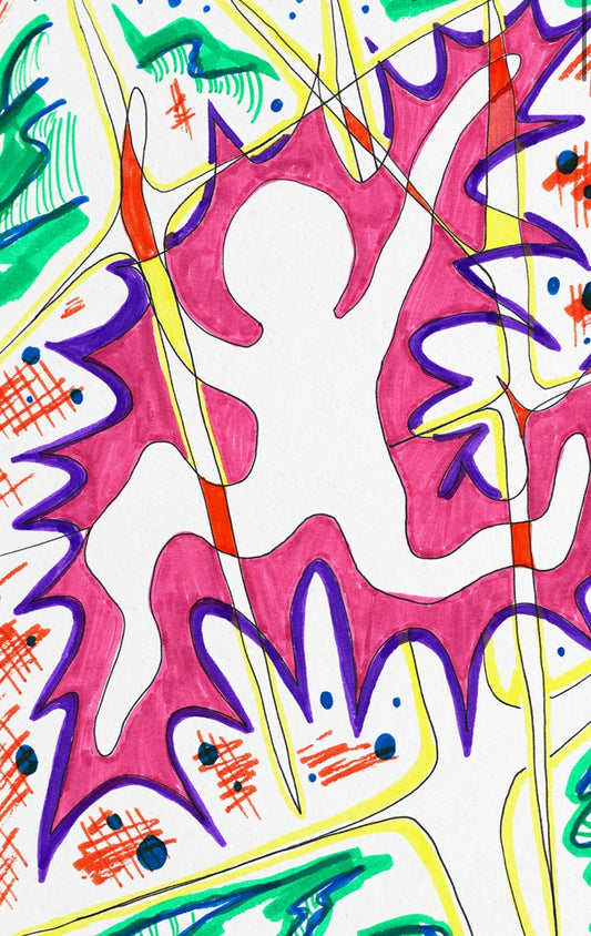 Abstract artwork by MATT RUSSO